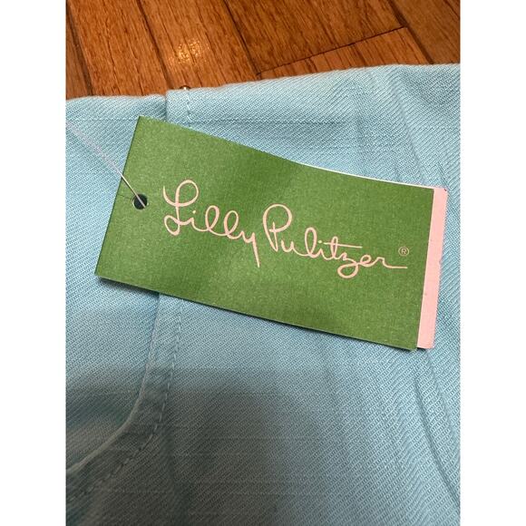 Lilly Pulitzer Kelli Shorts Skye Blue Size 8 NWT - Picture 3 of 10